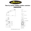 Titan by Jackloc Folding Window Restrictor - Image 2