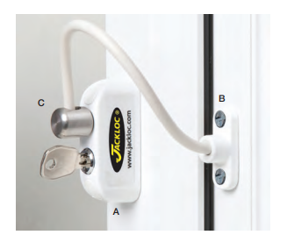 Window restrictor fitting diagram