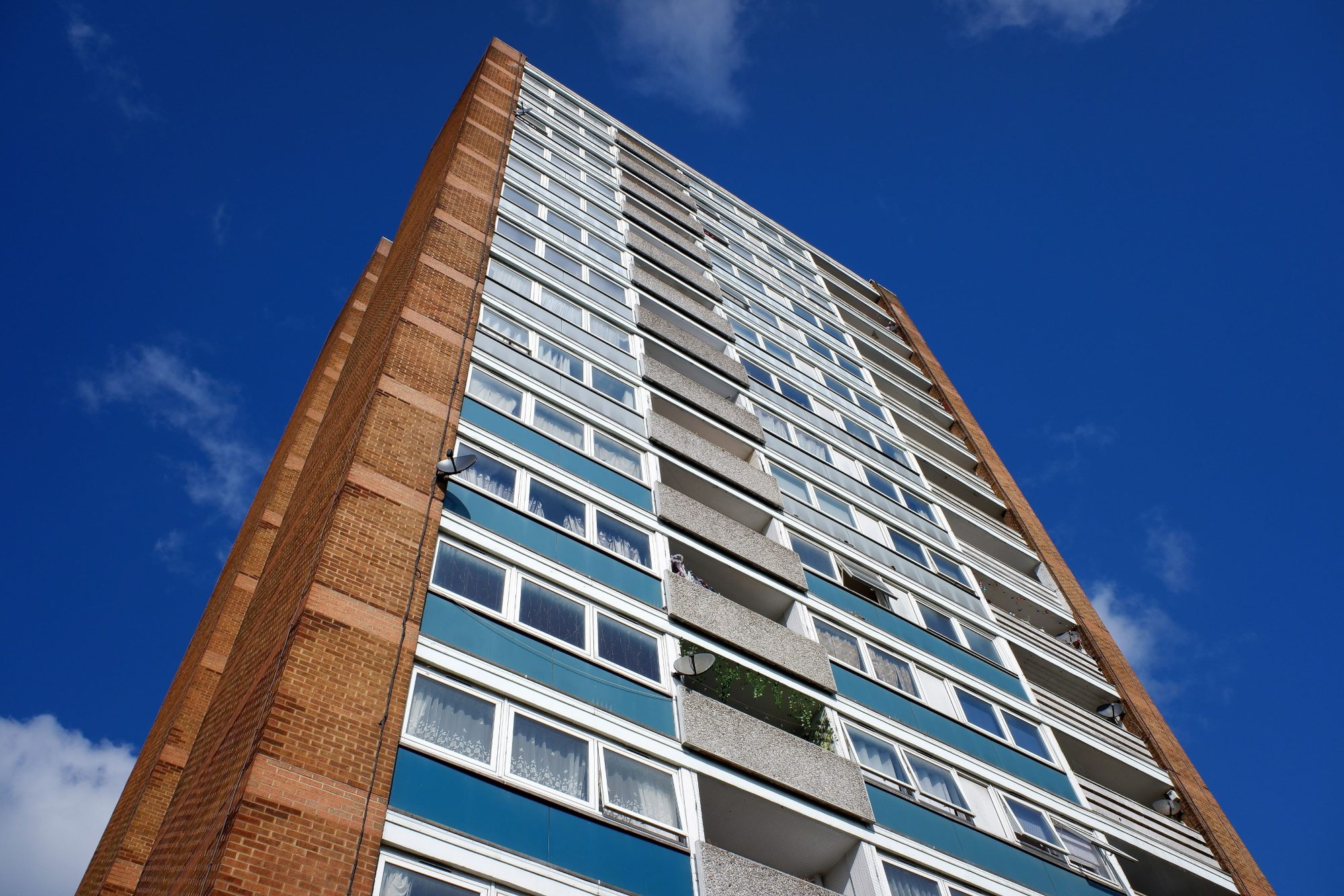 High rise social housing in need of window restrictors